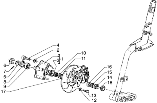 Εικόνα της ΜΟΥΑΓΙΕ ΜΠΡΟΣ ΤΡΟΧΟΥ VESPA ET4-5602846