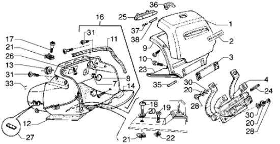 Εικόνα της ΛΑΣΤΙΧΟ ΠΟΡΤ ΜΠΑΓΚΑΖ HEX LXT-561449