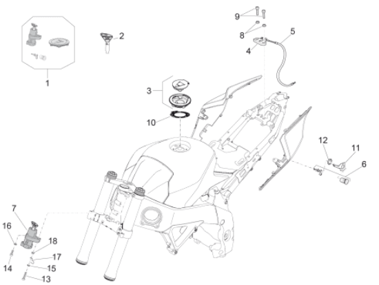 Εικόνα της ΔΙΑΚΟΠΤΗΣ ΚΕΝΤΡΙΚΟΣ RSV 4 R/FAC-TUONO-2D000509