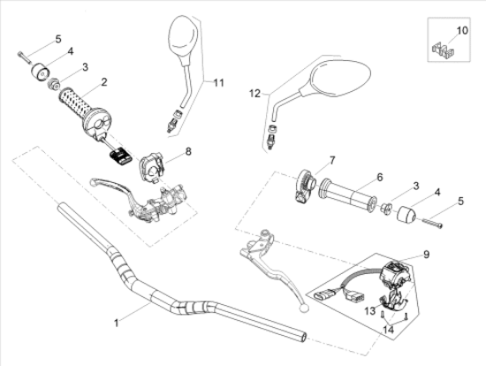 Εικόνα της ΔΙΑΚΟΠΤΗΣ STOP-START RSV4 APRC/TUONO V4-B045021