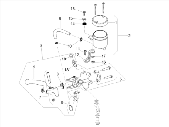 Εικόνα της ΚΑΒΑΛΕΤΟ ΤΡΟΜΠΑΣ ΦΡΕΝΟΥ TUONO V4-V7-V9-2B001929