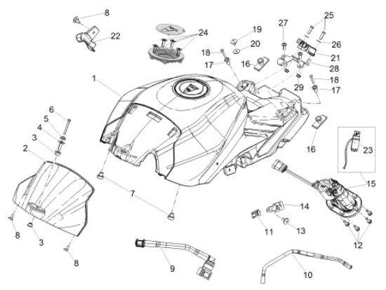 Εικόνα της ΣΥΝΕΜΠΛΟΚ ΨΥΓΕΙΟΥ APRILIA-MOTO GUZZI-AP8101372