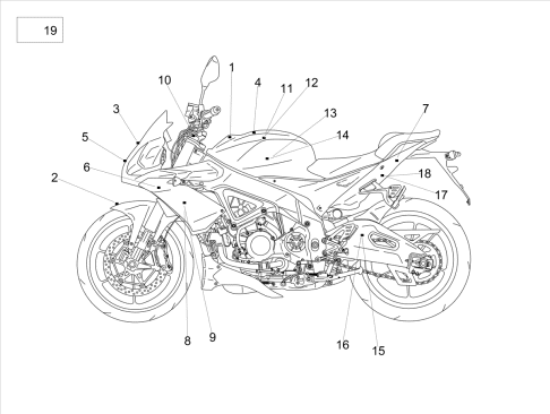 Εικόνα της ΑΥΤ/ΤΟ ΠΛΑΚΑΣ ΤΙΜ APRILIA RS250-RS 660-AP8157770