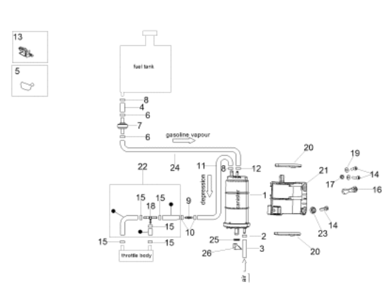 Εικόνα της ΠΙΠΑ ΕΞΑΕΡΙΣΜΟΥ ΚΑΝΙΣ V100 MAND-STELV E-AP8127601