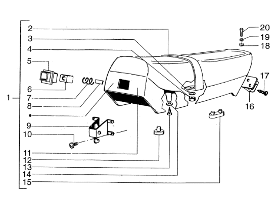 Εικόνα της ΧΕΙΡΟΛΑΒΗ ΠΙΣΩ VESPA FL2-266293