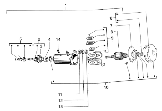 Εικόνα της ΚΑΡΒΟΥΝΑΚΙΑ ΜΙΖΑΣ ΣΕΤ VESPA XL/APE 50-291383