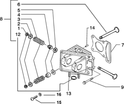 Εικόνα της ΒΑΛΒΙΔΑ ΕΞΑΓΩΓΗΣ SCOOTER 50 4T 2V 16,11-969239