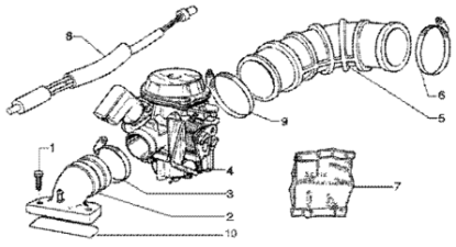 Εικόνα της ΑΝΤΙΣΤΑΣΗ ΚΑΡΜΠΥΛΑΤΕΡ 6,8 ohm SCOOT50 4-582619