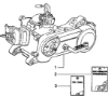 Εικόνα της ΣΕΤ ΤΣΙΜΟΥΧΕΣ SCOOTER 50 2T C01<>C25 Π.Μ-498337