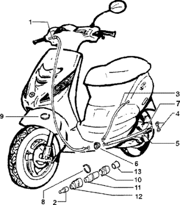 Εικόνα της ΛΑΣΤΙΧΑΚΙ ΚΑΛΩΔΙΩΣΗΣ VESPA-188761