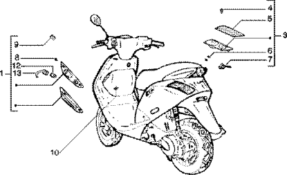 Εικόνα της ΒΙΔΑ ΠΙΣΩ ΦΛΑΣ ZIP CAT/4T-582216