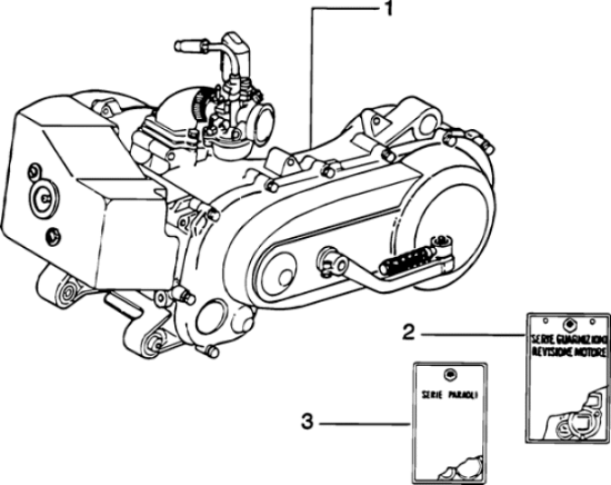 Εικόνα της ΚΙΝΗΤΗΡΑΣ VESPA LX 50 2T-ZIP CAT-CM1238035