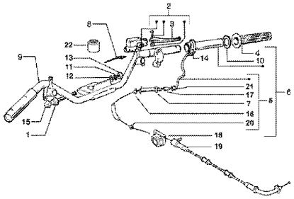 Εικόνα της ΜΑΝΕΤΑ ΔΕ VESPA ΕΤ4 150 ±-497039