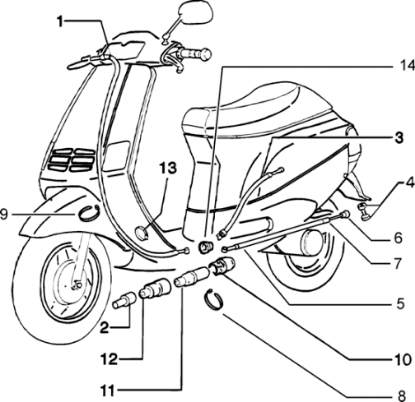 Εικόνα της ΛΑΣΤΙΧΑΚΙ ΚΑΛΩΔΙΩΣΗΣ VESPA-188761