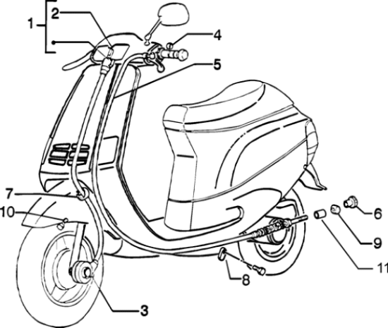 Εικόνα της ΦΩΛΙΑ ΜΑΝΕΤΑΣ ΝΤΙΖΑΣ ΦΡΕΝΟΥ ΡΚ-SCOOTER-178709