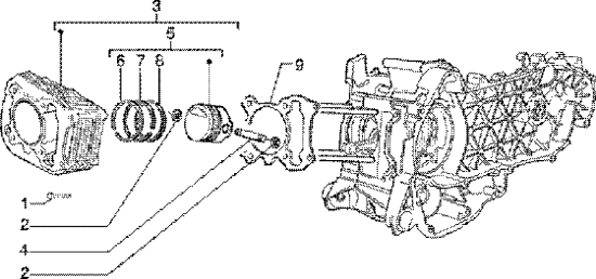 Εικόνα της ΕΛΑΤΗΡΙΟ ΠΙΣΤ R3 SC 125CC 4T ΜΕΣΑΙΟ-488003