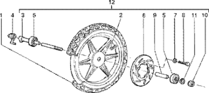 Εικόνα της ΑΠΟΣΤΑΤΗΣ ΜΠΡ ΤΡΟΧΟΥ LIBERTY 50 2T / 125-464654