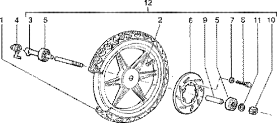 Εικόνα της ΑΠΟΣΤΑΤΗΣ ΜΠΡ ΤΡΟΧΟΥ LIBERTY 50 2T / 125-464654