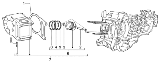 Εικόνα της ΕΛΑΤΗΡΙΟ ΠΙΣΤ R3 SC 125CC 4T ΜΕΣΑΙΟ-488003