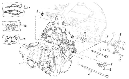 Εικόνα της ΒΙΔΑ ΚΙΝΗΤΗΡΑ SXV-RXV 450-550-AP9100593