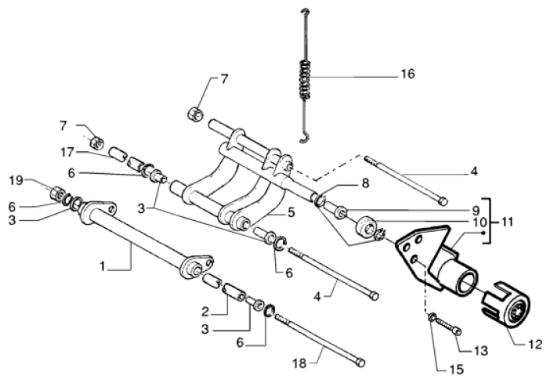 Εικόνα της ΜΠΡΑΤΣΟ ΚΙΝΗΤΗΡΑ RUNN VXR/FL 125-200-ST-597497