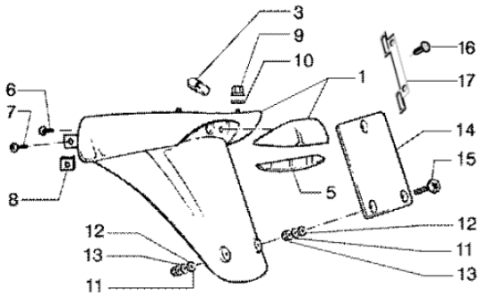 Εικόνα της ΚΡΥΣΤ ΠΙΣΩ ΑΡΙΘ VESPA ET4-294835