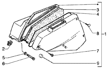 Εικόνα της ΘΑΛΑΜΟΣ ΦΙΛΤΡΟΥ VESPA ΕT4 150 cc-827124