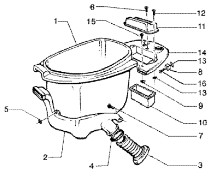 Εικόνα της ΒΑΣΗ ΜΠΑΤΑΡΙΑΣ VESPA LX-LXV-573128