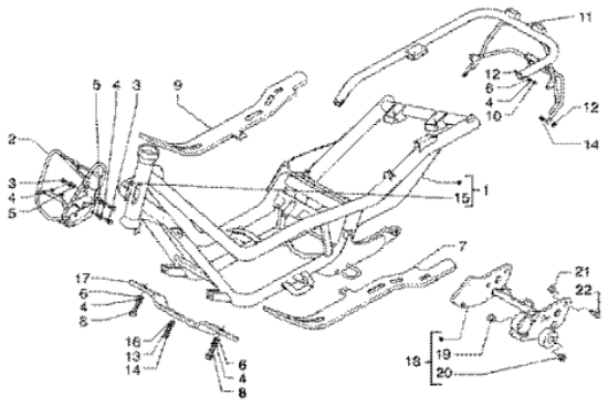 Εικόνα της ΤΡΑΒΕΡΣΑ ΔΕ X9 125/250/500-CM0102024