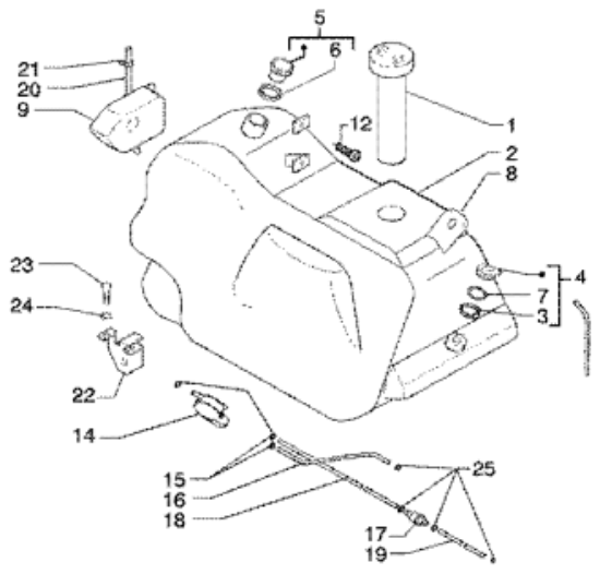 Εικόνα της ΒΑΛΒΙΔΑ ΑΝΕΠΙΣΤΡΟΦΗ BEV-VESPA GT-X8-TYP-AP8104594