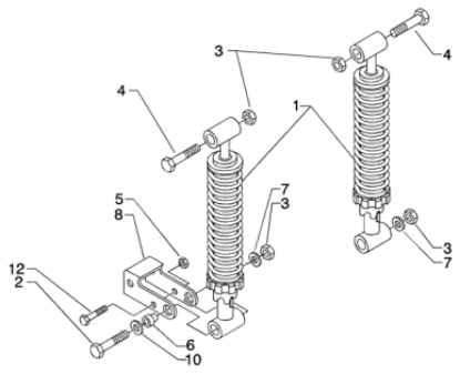 Εικόνα της ΑΜΟΡΤΙΣΕΡ ΠΙΣΩ BEVERLY 125<>300 ±-601014