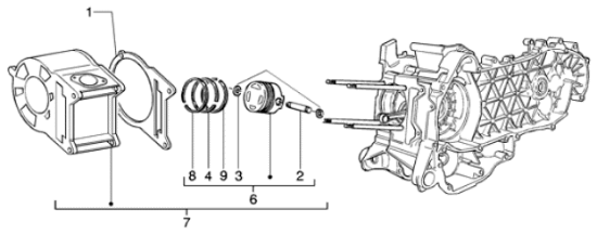 Εικόνα της ΕΛΑΤΗΡΙΟ ΠΙΣΤ R1 SC 125CC 4T ΚΑΤΩ-487996