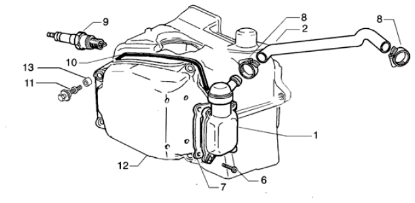 Εικόνα της ΚΑΠΑΚΙ ΑΝΑΘΥΜΙΑΣΕΩΝ SCOOT 125-350 4T-1A010683