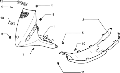 Εικόνα της ΣΗΜΑ PIAGGIO ΠΟΔΙΑ ΖΙΡ 4Τ-576219