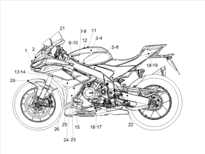 Εικόνα της ΑΥΤ/ΤΟ ΚΑΡΙΝΑΣ RSV 4 aprilia racing ΑΡ-2H004192