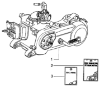 Εικόνα της ΣΕΤ ΤΣΙΜΟΥΧΕΣ SCOOTER 50 2T C01<>C25 Π.Μ-498337