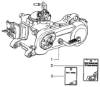 Εικόνα της ΣΕΤ ΤΣΙΜΟΥΧΕΣ SCOOTER 50 2T C01<>C25 Π.Μ-498337