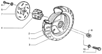 Εικόνα της ΒΑΣΗ ΠΙΣΩ ΔΙΣΚΟΦΡ RUN-STALK-MC2-56111R