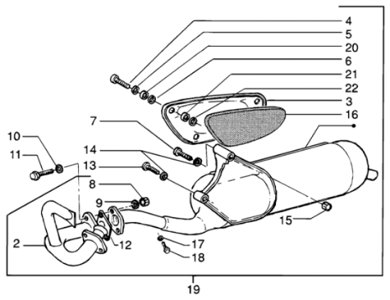 Εικόνα της ΒΙΔΑ ΒΑΣΗΣ ΕΞΑΤΜ SCOOTER M8x75-845591