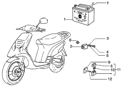 Εικόνα της ΜΠΑΤΑΡΙΑ YUASA YB4L-B ΑΝΟΙΧ ΤΥΠ ΜΕ ΦΙΑΛΗ-497569