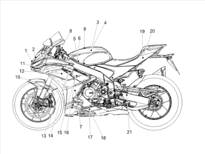 Εικόνα της ΑΥΤ/ΤΟ ΚΑΡΙΝΑΣ RSV4 1100 E5 ΔΕ/ΑΡ-2H004359