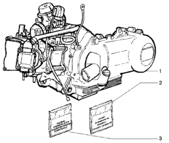 Εικόνα της ΣΕΤ ΦΛΑΝΤΖΕΣ SCOOTER 125-200 4T4V ΚΥΛ/ΚΕ-4975886