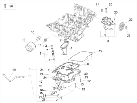 Εικόνα της ΓΡΑΝΑΖΙ ΤΡ ΛΑΔΙΟΥ RSV4/TUONO V4 Z=36-85273R