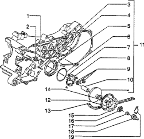 Εικόνα της ΠΛΑΚΑΚΙ ΑΣΦΑΛΕΙΑΣ SCOOTER 50 C13-C18-C19-8770756