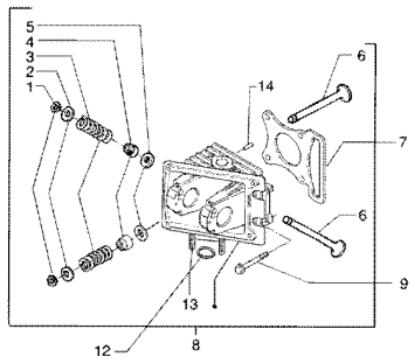 Εικόνα της ΒΑΛΒΙΔΑ ΕΞΑΓΩΓΗΣ SCOOTER 50 4T 2V 16,11-969239