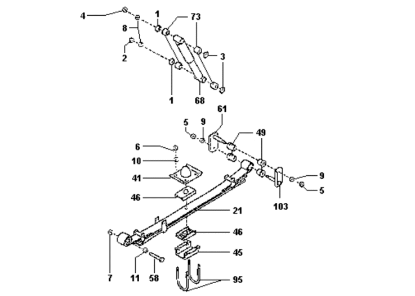 Εικόνα της ΑΜΟΡΤΙΣΕΡ ΠΙΣΩ PORTER 16V PICK-VAN-1E002834