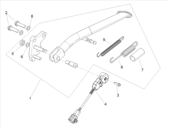 Εικόνα της ΕΛΑΤΗΡΙΟ ΠΛ ΣΤΑΝ SCOOTER/MOTO/TUAREG 660-AP8221211