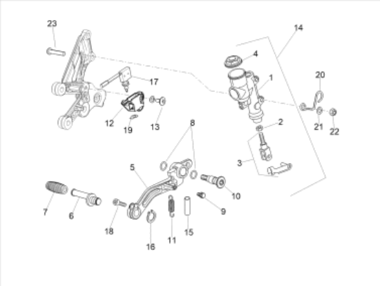 Εικόνα της ΔΙΑΚΟΠΤΗΣ ΣΤΟΠ/ΑΜΠΡ RSV4-TUONO V4-RS 660-2D000325