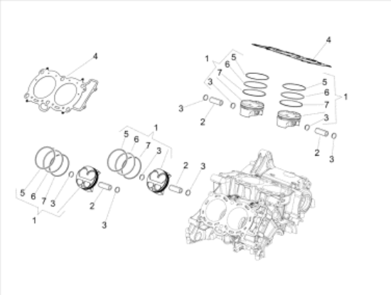 Εικόνα της ΠΙΣΤΟΝΙ TUONO V4 1100 Factory CAT A-CM281001