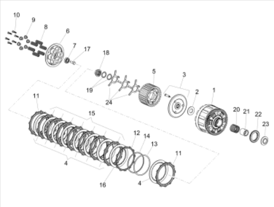 Εικόνα της ΠΙΑΤΑΚΙ ΕΛΑΤΗΡΙΟΥ ΑΜΠΡ RSV 4-TUONO 1100-893778